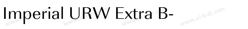 Imperial URW Extra B字体转换 Imperial URW Extra B字体转换